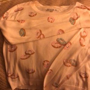 Adorable donut with sprinkles sweater